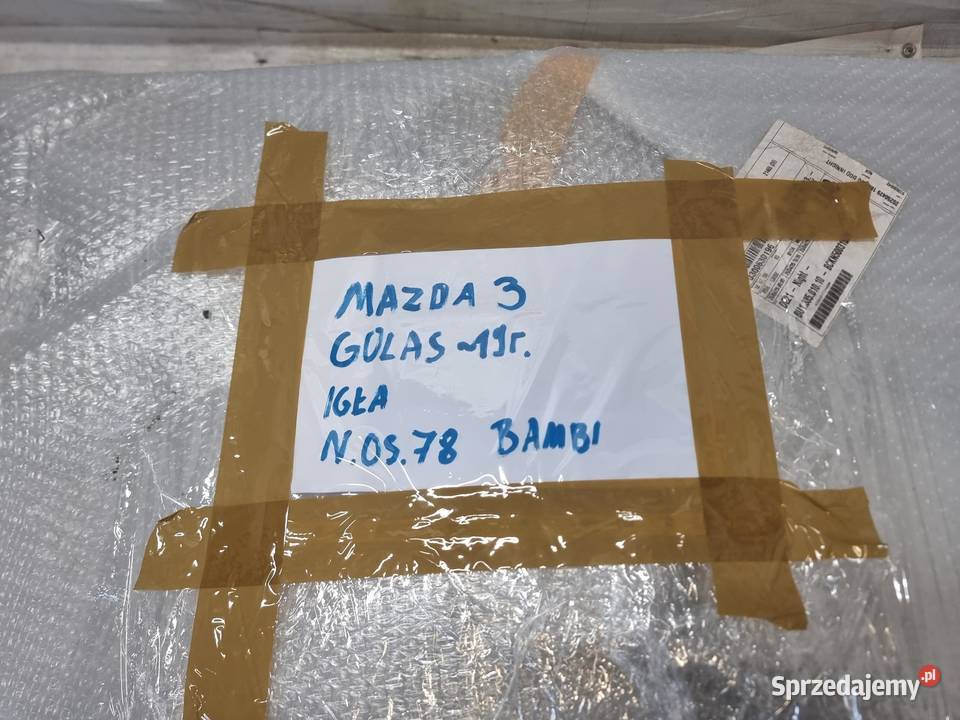 ZDERZAK PRZÓD NOWY ORYGINAŁ MAZDA 3 2019