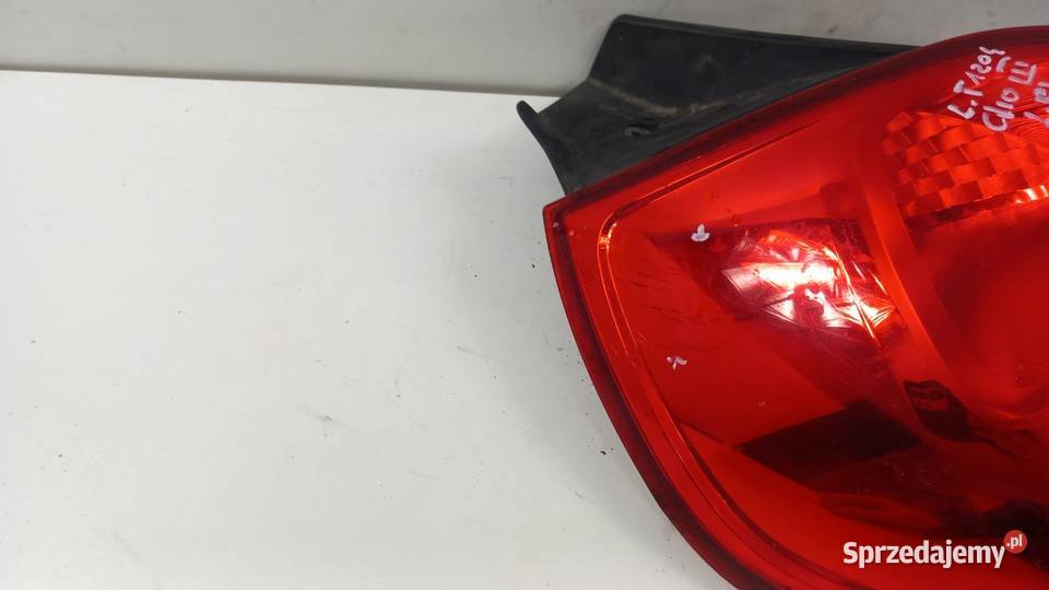 RENAULT CLIO III LIFT HB LAMPA TYŁ LEWA Światła stop wielkopolskie Zbierkowo