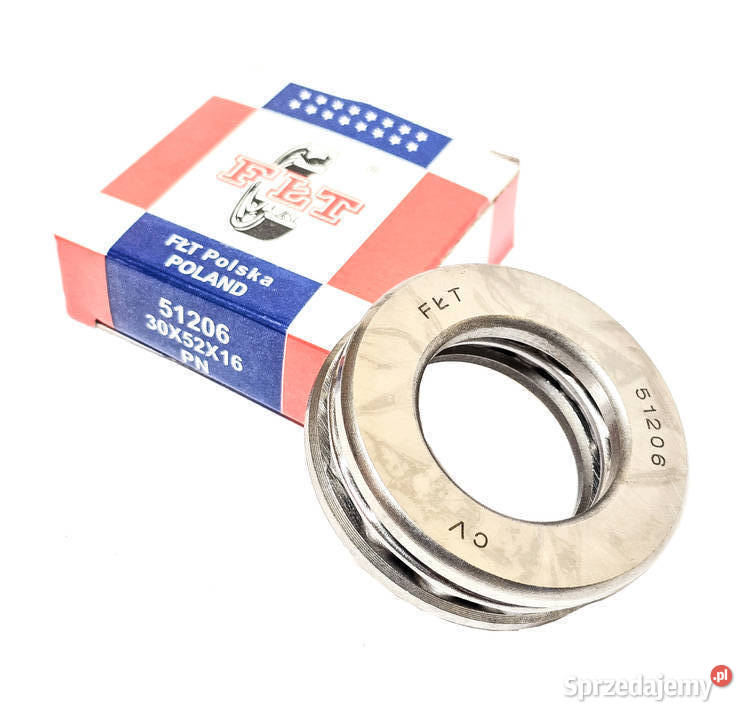 Łożysko Kulkowe Oporowe Wzdłużne FŁT 30x52x16 mm podkarpackie Tyczyn sprzedam