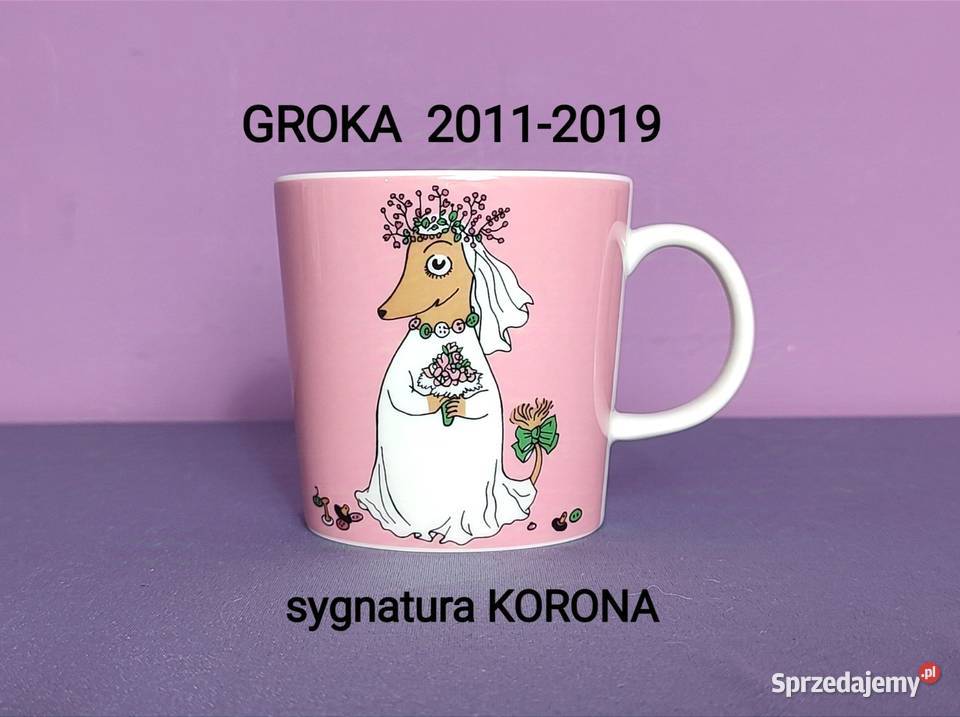 Muminki KUBEK Moomin Arabia Finland sygnatura Jasień