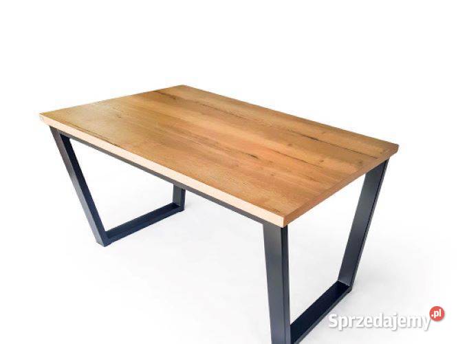 Stół industrialny rozkładany egger dąb halifax pomorskie Grzybno