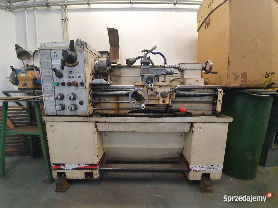Tokarka uniwersalna D360x750 pomorskie Kościerzyna sprzedam