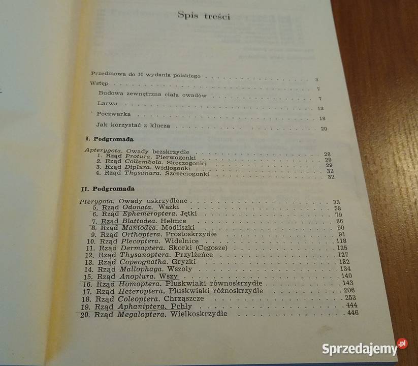 Klucz do oznaczania owadów N Pławilszczikow wyd Gdańsk