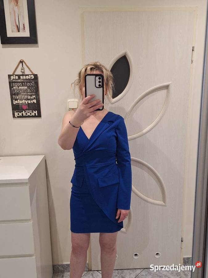 Granatowa sukienka bez rękawa r 36 Bydgoszcz