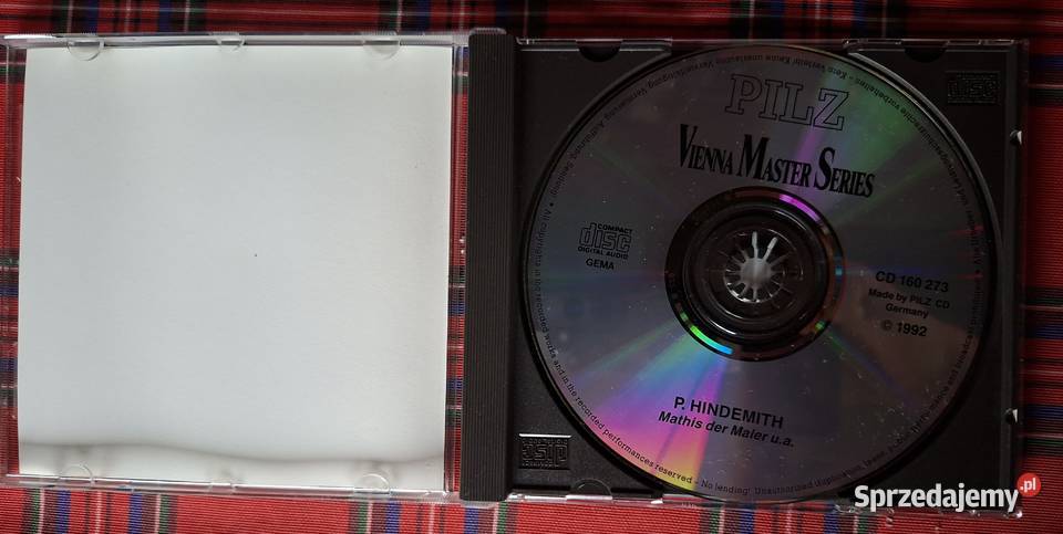Paul Hindemith Vienna Master Series CD Kraków