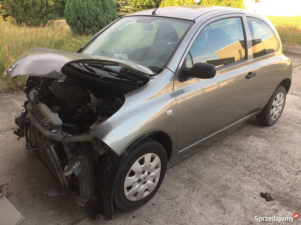 Nissan Micra K12 uszkodzony na części Oława