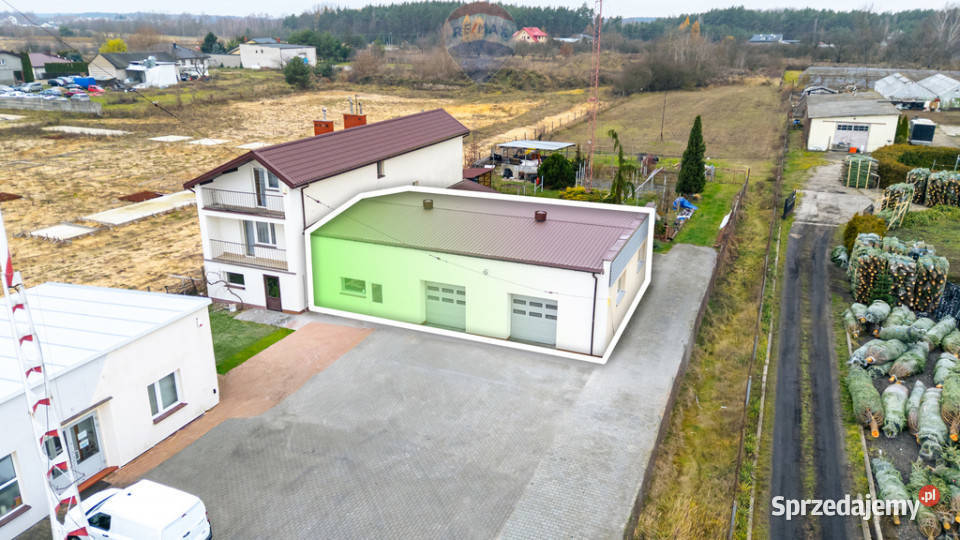 Lokal trasie E7 pod serwis usługi magazyn Tarczyn