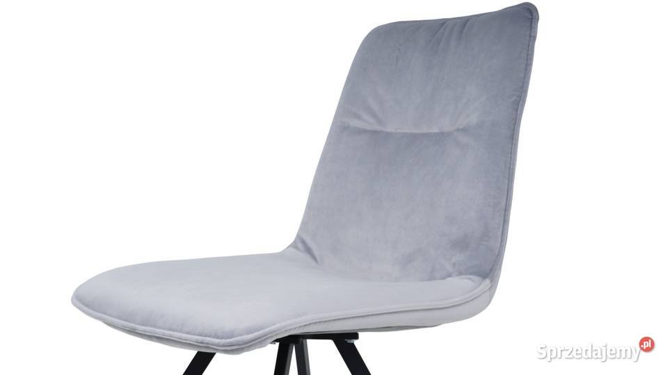 Krzesło Metalowe Nogi Welur Polski Producent Warszawa