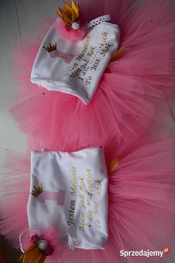 Komplet tutu na roczek dziewczynki roczek Waćmierz