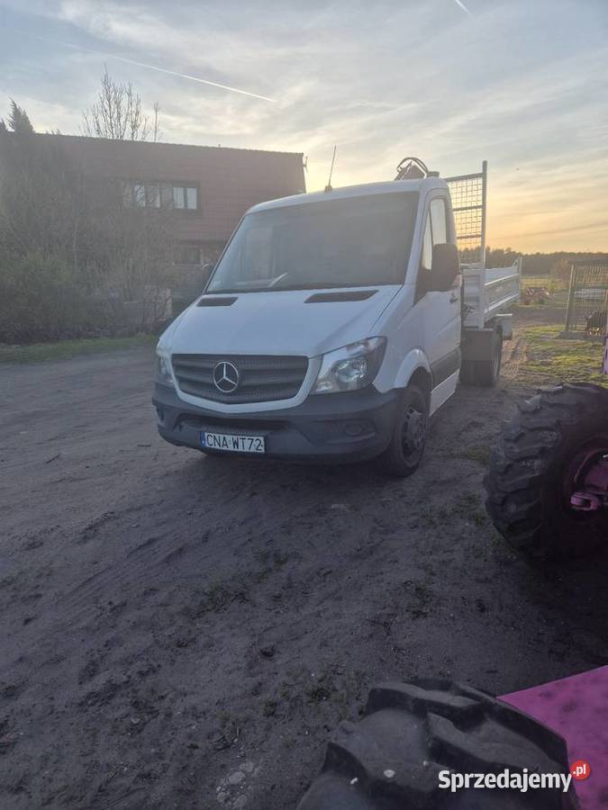 Mercedes Sprinter 515 wywrotka HDS bliźniak stan Mercedes-Benz Bydgoszcz