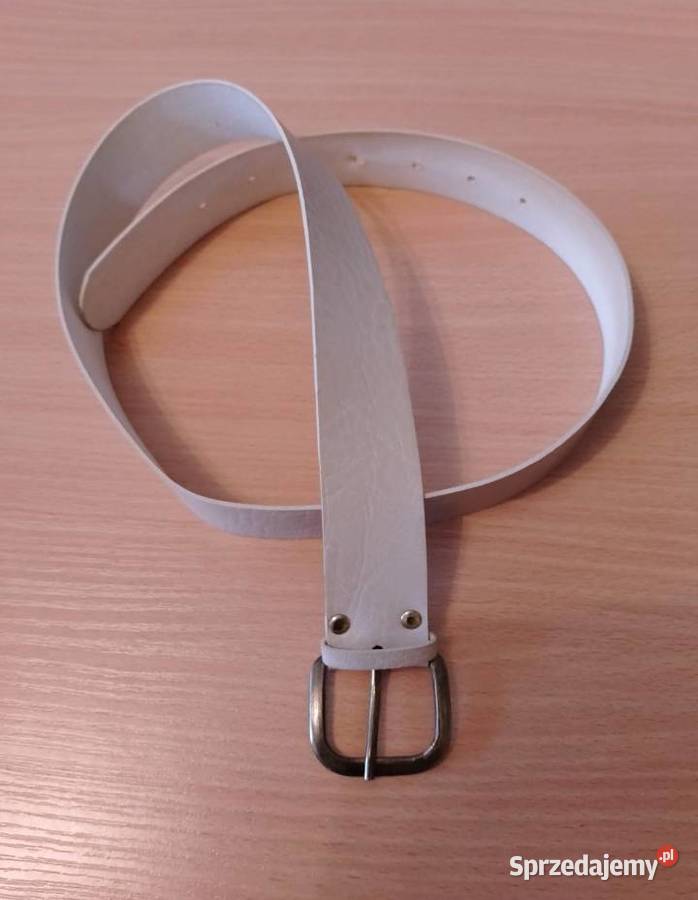 PASEK regulowany beżowy do sukienki spodni Uniseks Oborniki