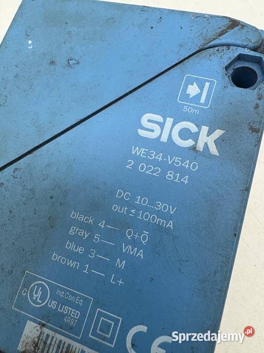 Sick WE34V540 2022814 Czujnik fotoelektryczny Warszawa sprzedam
