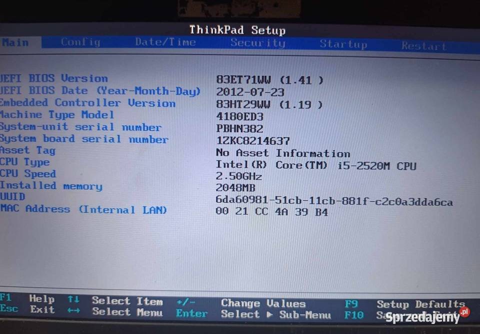 Laptop Lenovo T420 Intel Core i5 Modem SIM do Warszawa
