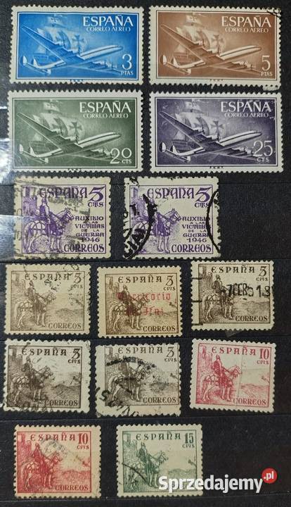 Hiszpania Espana 1946 1948 1949 1956 El Cid i Radomsko sprzedam