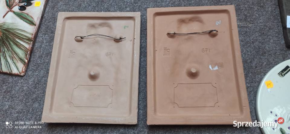 Kafel ceramiczny z Parą Sygnowany Jie Gantofta Gdańsk