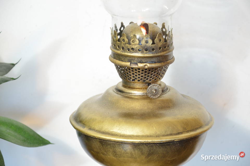 stara metalowa LAMPA NAFTOWA b stara Odesa Antyki, Sztuka, Kolekcje Jastrzębie-Zdrój
