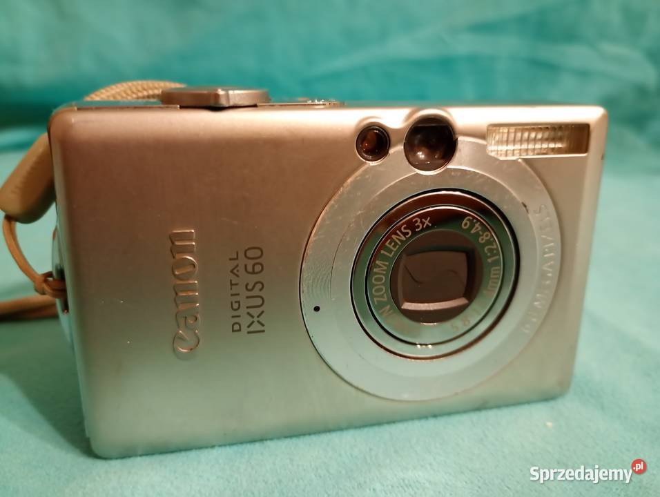 Maleńki metalowy Canon IXUS 60 Kieszonkowy Katowice