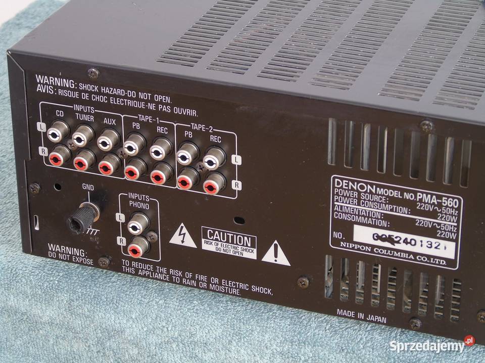 Wzmacniacz Denon PMA560 mocny 2x 105 i sprawny podkarpackie Jasło