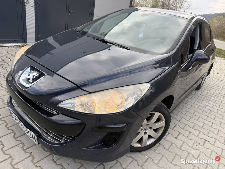 Peugeot 308 16HDI KLIMA Oszczędny ŁADNY kurtyny powietrzne Sucha Beskidzka