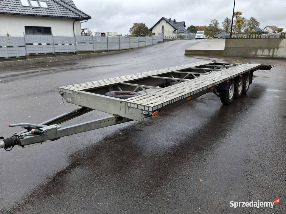 Przyczepa Laweta Niewiadów 8 Metrów Aluminiowa 3 Sierakowice
