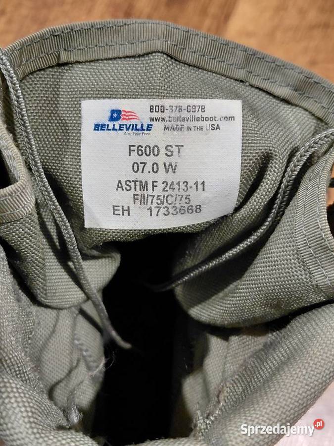 Buty USAF ASTM Belleville F600 7 W Wrocław