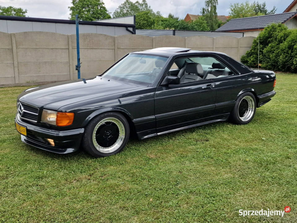 Mercedes W126 SEC 560 V8 AMG Recaro BBS Zabytek opolskie Strobice