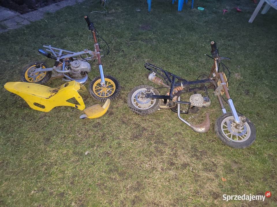 2x Mini Cross 50cc Baza do odbudowy