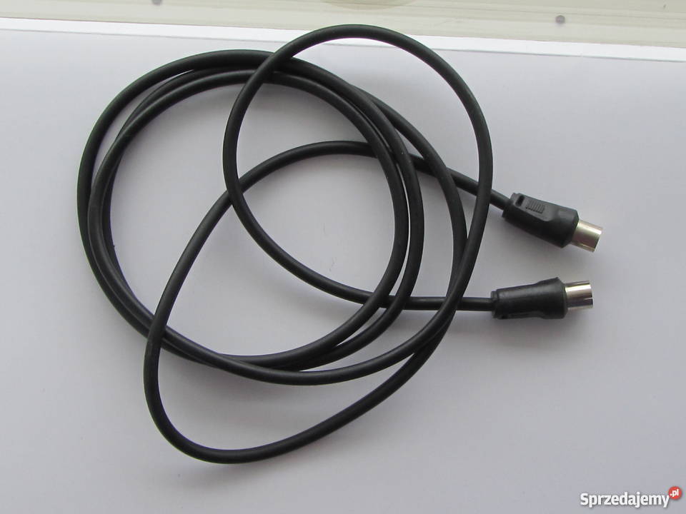 Kabel łączący TV - Video 1,8 m czarny