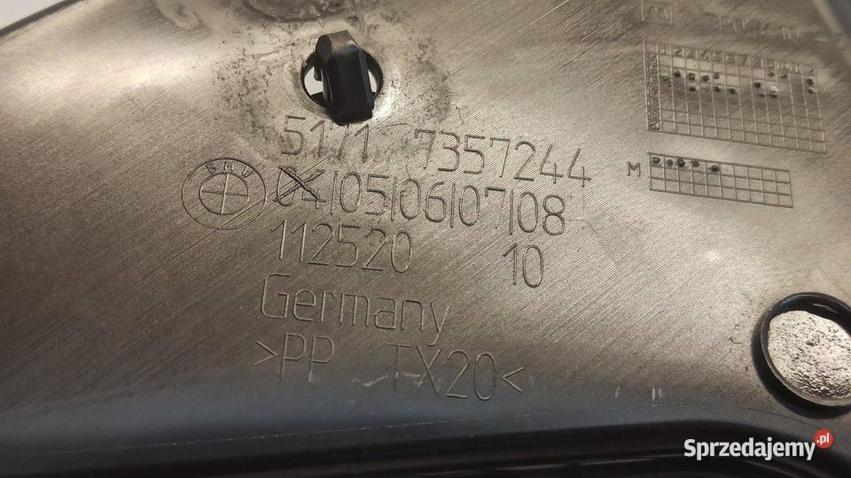 BMW 7 G11 OSŁONA WLOTU POWIETRZA 7357244