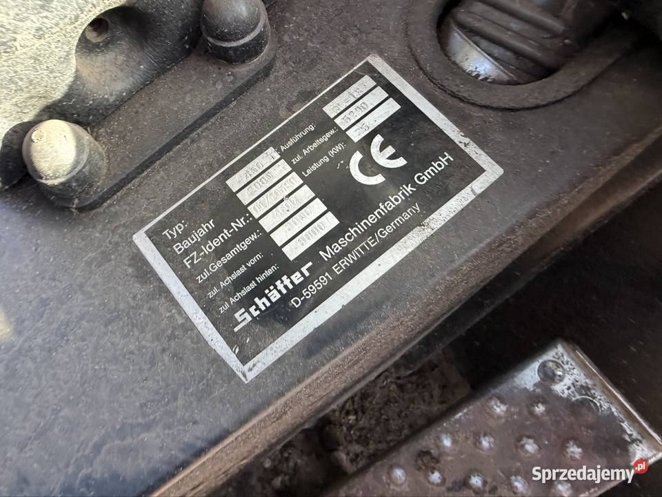 Schaffer 450 TS mini ładowarka Weidemann