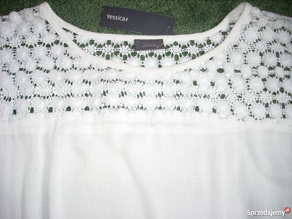 CA bluzka koszula KORONKA karczki NOWA 44 46 XXL Nowy Sącz