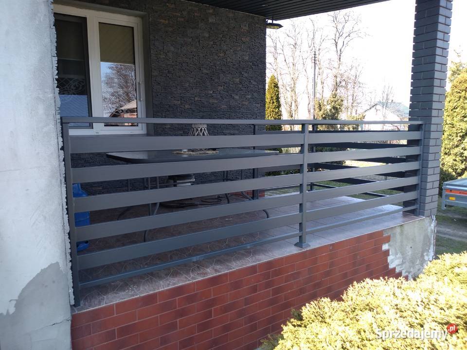 Balustrady ogrodzenia bramy malowane proszkowo metal łódzkie Sieradz
