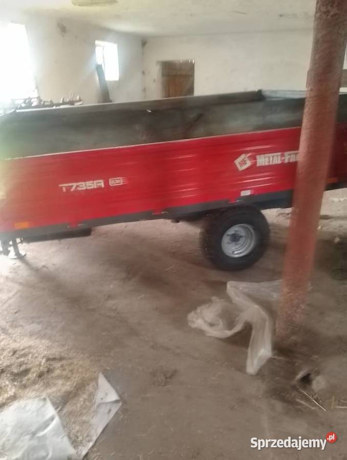 Sprzedam przyczepę rolnicza metal fach 735 kujawsko-pomorskie Orle sprzedam