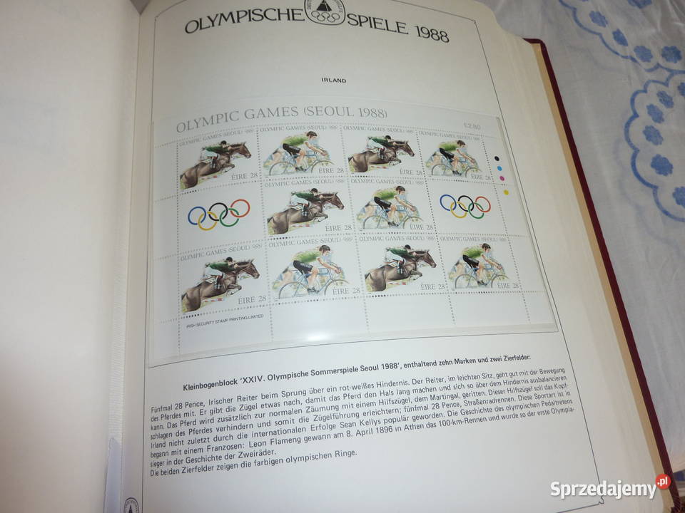 Schaubek Igrzyska Olimpijskie z 1988r