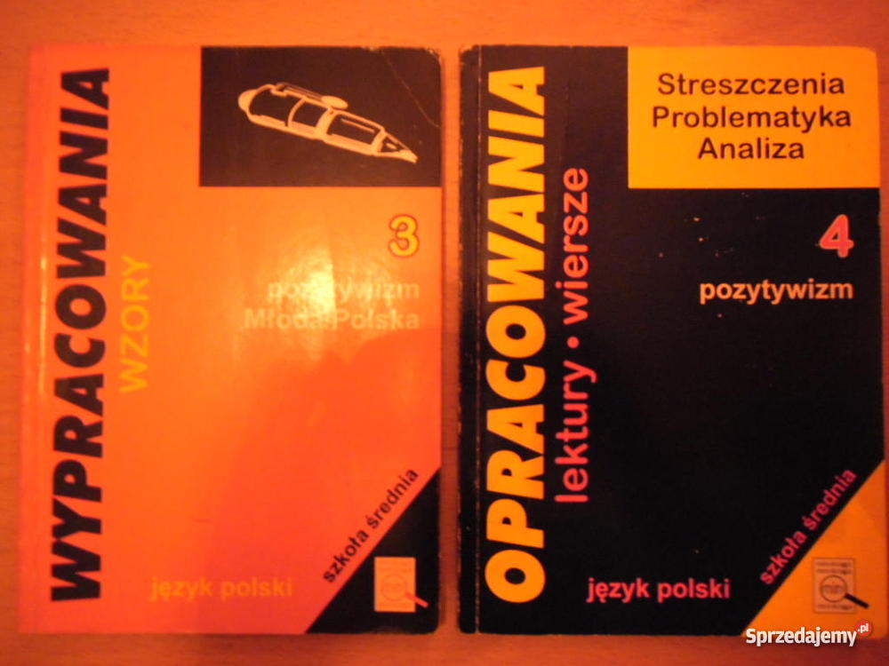 Wypracowania wzory Pozytywizm Młoda Polska Oprac