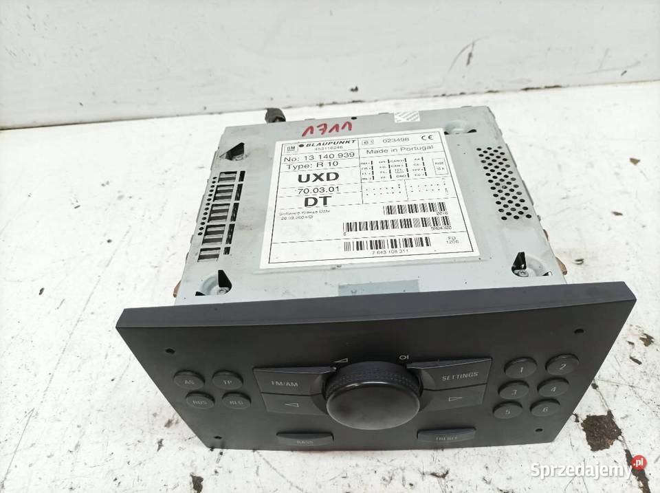 RADIO 13140939 Opel Agila I 20002007 A