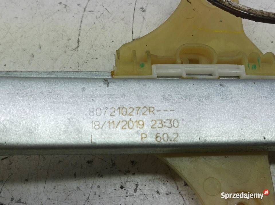 MECHANIZM SZYBY LEWY PRZÓD 807210272R Dacia