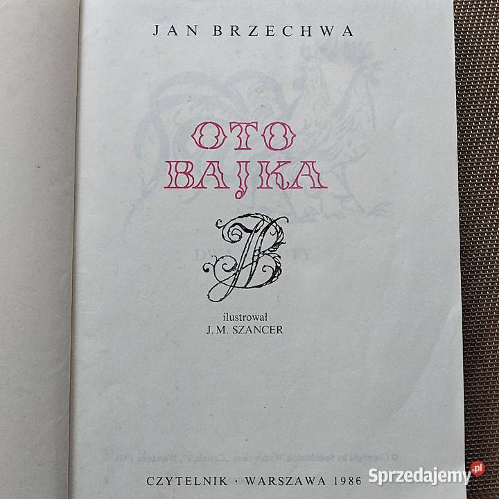 bajki z rysunkami Szancera Bukowno sprzedam