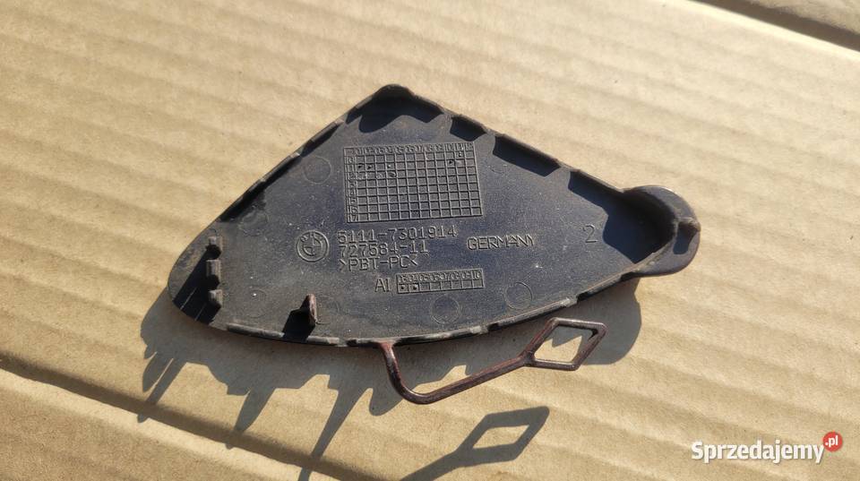 BMW F30 F31 ZAŚLEPKA HAKA ZDERZAK PRZÓD Pozostałe Ruda Śląska