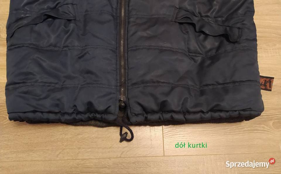 Kurtka męska CZARNE Skier SPORT Zimowa  Hajnówka