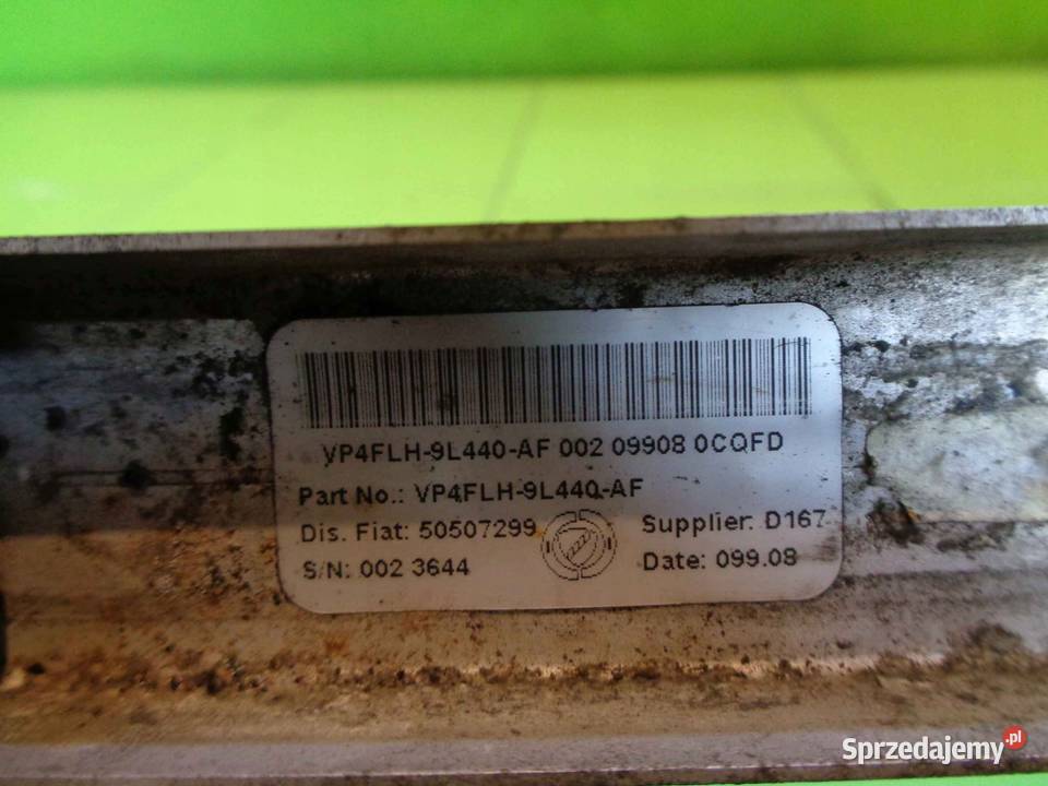 ALFA ROMEO 159 19 JTDM 08 intercooler 50507299 Chłodnice powietrza (intercoolery)