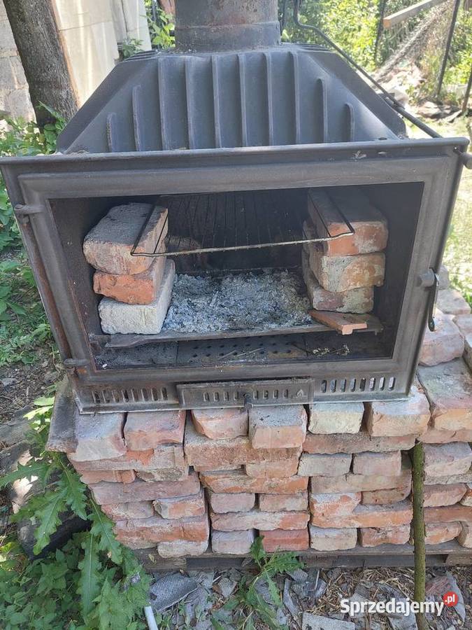 Grill ogrodowy żeliwny 100 stalowy kuchnia