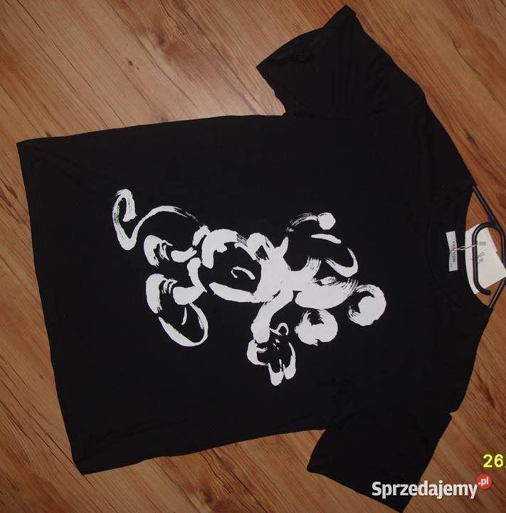 tshirt czarny z Myszką MIKI r SML FASHONBEST biały Rawicz
