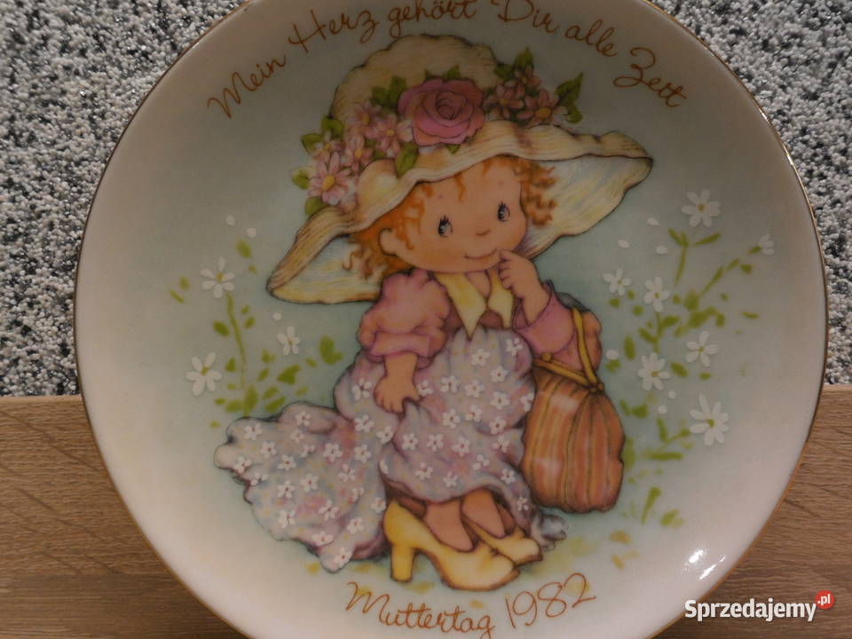 Talerzyk dekoracyjny kolekcja AVON 1982 Porcelana i szkło Raszków sprzedam
