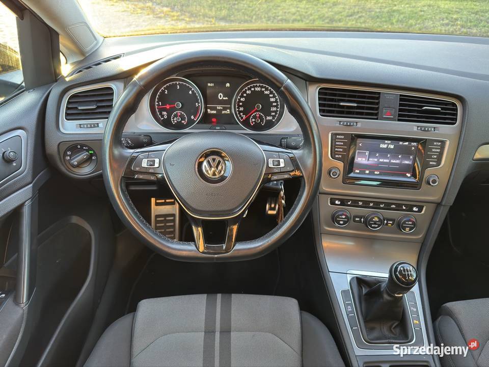 VW Golf VII 16TDI Czarna perła Idealny poduszka powietrzna Tuchola