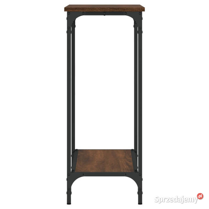 Stolik konsolowy brązowy dąb 75x305x75 WM837711