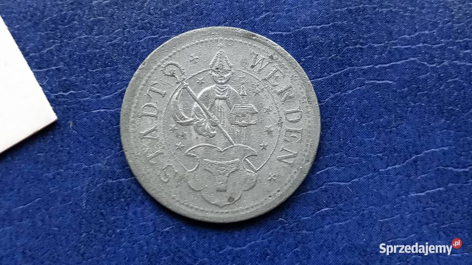Stare monety 10 fenig 1917 Werden Niemcy Numizmatyka Lesko