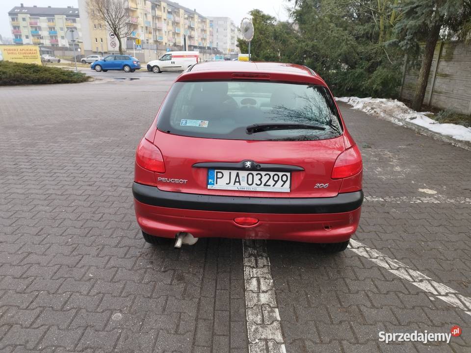 Peugot 206 11 benzyna 2002 Polski salon Jarocin sprzedam