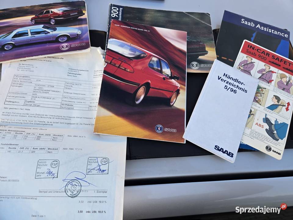 Saab 900 Saab 900 S Oryginał Niski Przebieg 131KM Zgierz