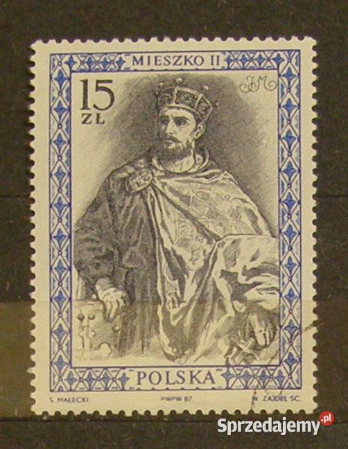 Znaczki pocztowe Polska królowie polscyzestaw Filatelistyka